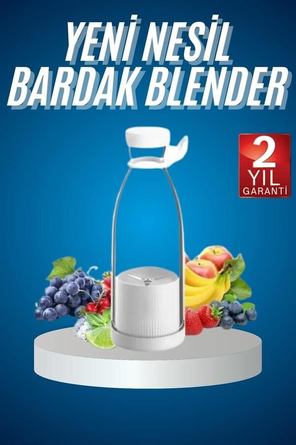 Meyve Sıkacağı Taşınabilir USB Elektrikli Blender Mini - Lisinya