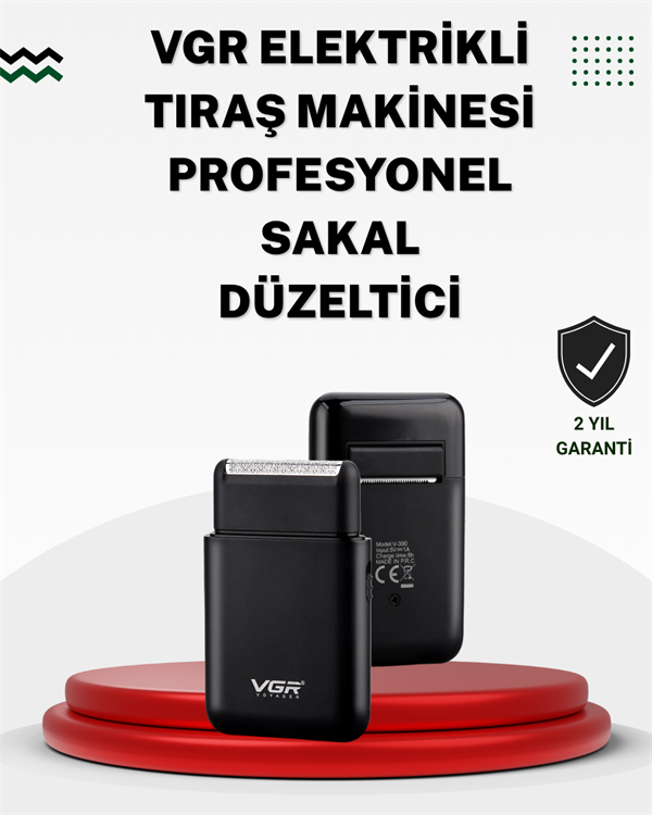 Pistonlu ve Örgülü Ağ Başlıklı Kart Tipi Traş Makinesi – Hafif, Güvenli, USB Şarjlı - Lisinya