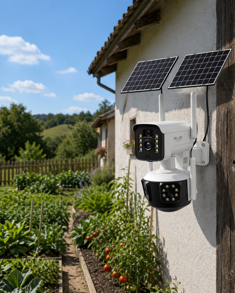 Güneş Enerjili Arıcı Kamerası 4G SIM Kartlı 9MP Üç Lens Yayla Güvenlik Kamerası 2 Yıl Garantili - Lisinya
