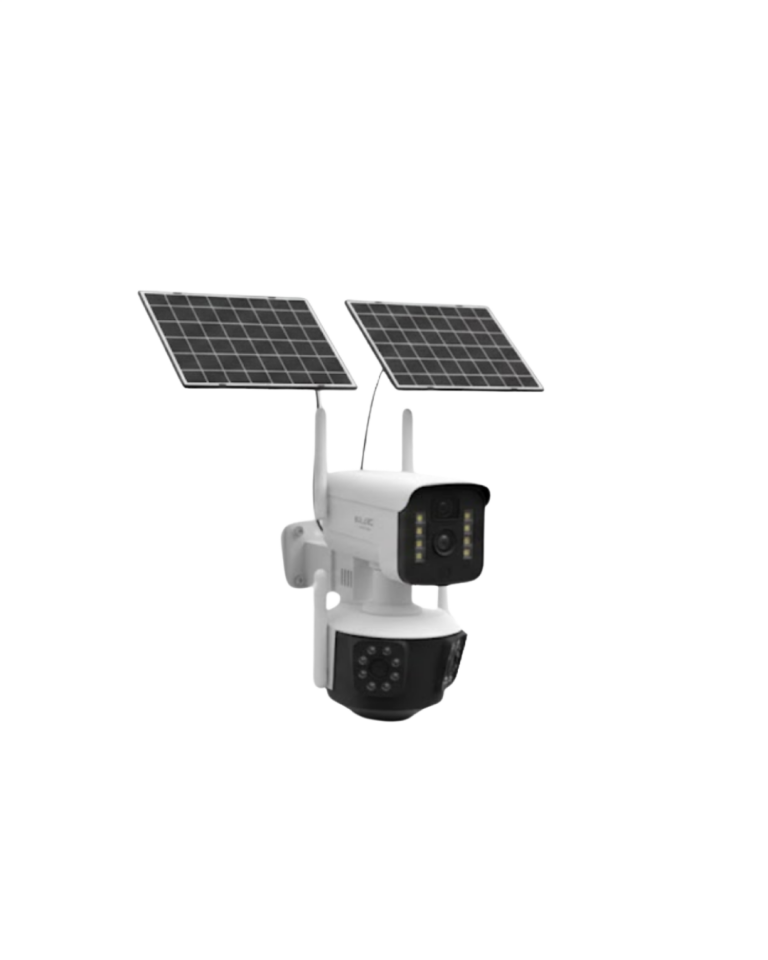9MP 3 Lens 4G SIM Kartlı Solar Güvenlik Kamerası Güneş Enerjili IP Kamera