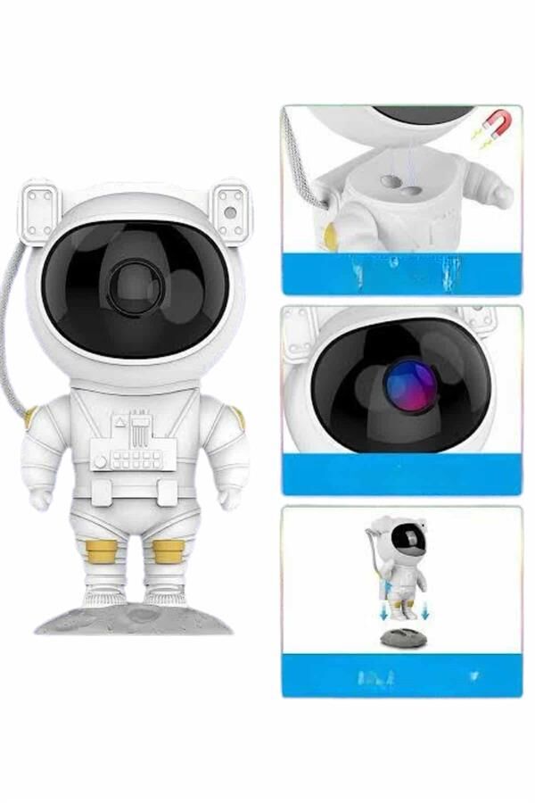 YamanHobi Full HD Mini Android Projektör 32 GB Beyaz