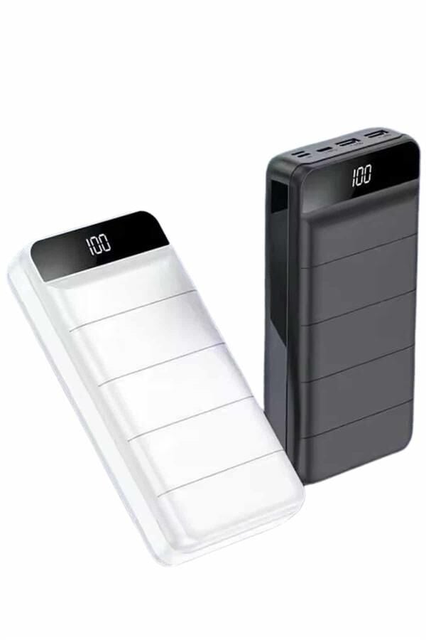 Powerbank 50.000 Mah Dijital Göstergeli Taşınabilir 4 Portlu Hızlı Powerbank - Lisinya