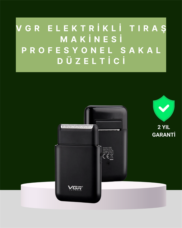 USB Şarjlı Traş Makinesi – Piston + Ağ Başlık, 600 mAh Batarya - Lisinya