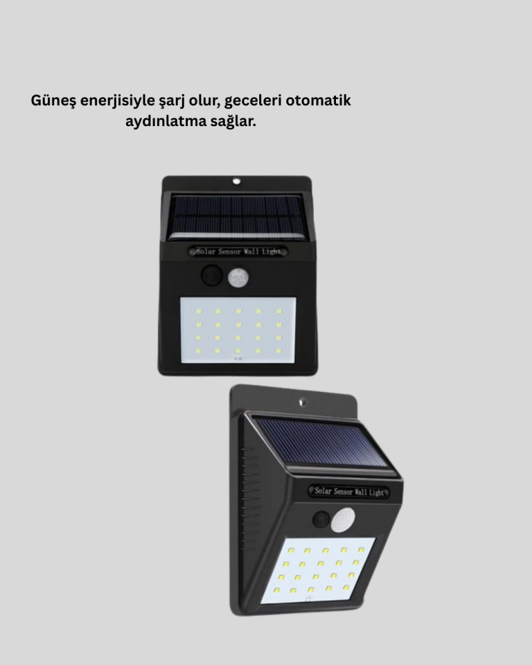 Güneş Enerjili Su Geçirmez Dış Mekan Aydınlatma - Lisinya