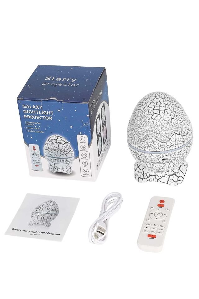 Dinozor Speaker Renk Değiştirme Projeksiyon Modu Bluetooth Hoparlör Gece Lambası - Lisinya