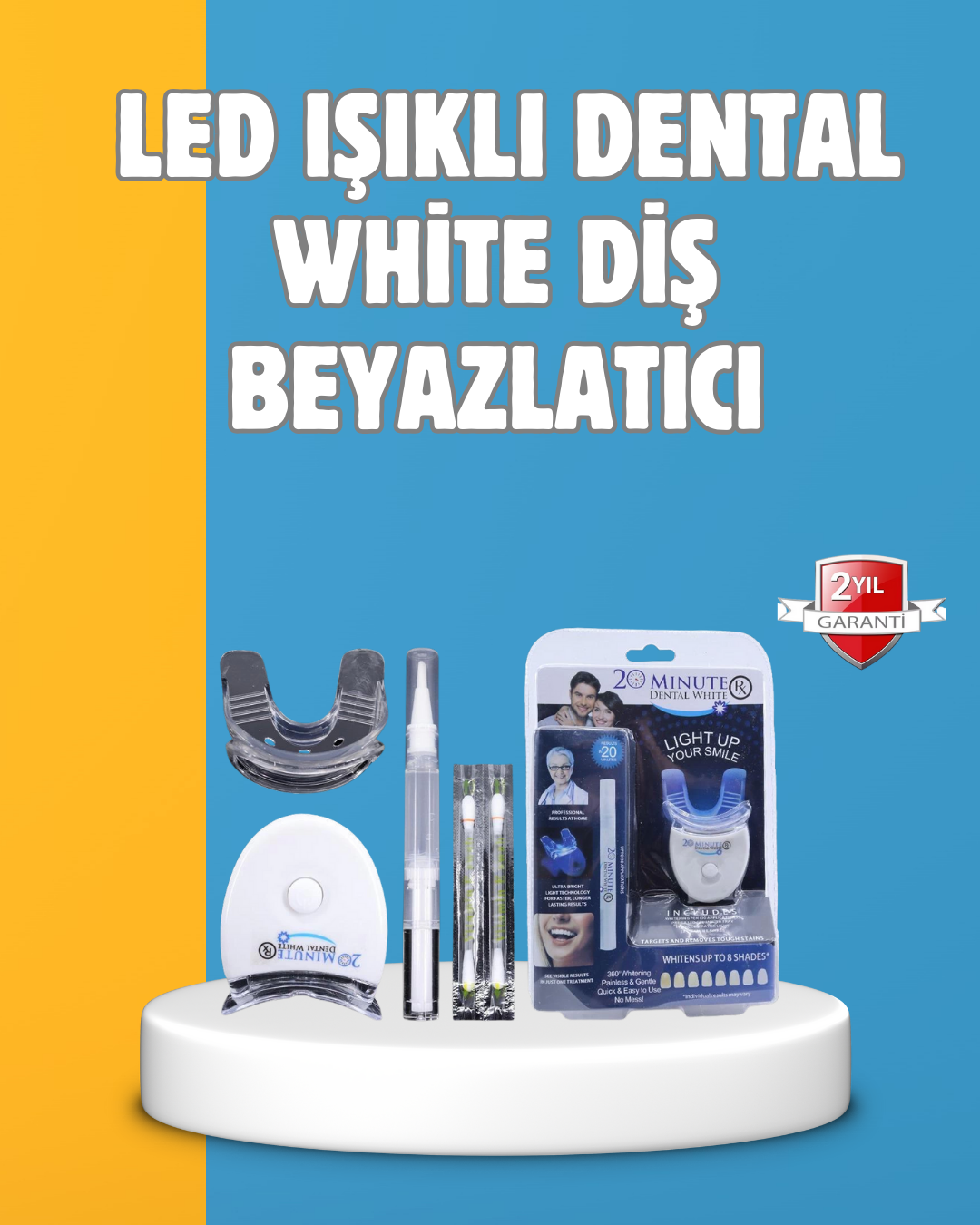 Mavi Işık Teknolojisi ile Güvenli Diş Beyazlatıcı Sistem - Lisinya