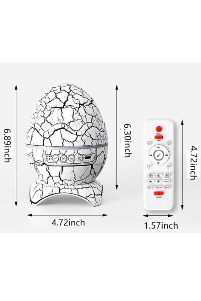 YamanHobi Dinozor Yumurtası Nebula Projektör Bluetooth Hoparlörlü