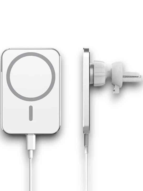YamanHobi MagSafe Uyumlu 15W Manyetik Kablosuz Şarjlı Araç Telefon Tutucu