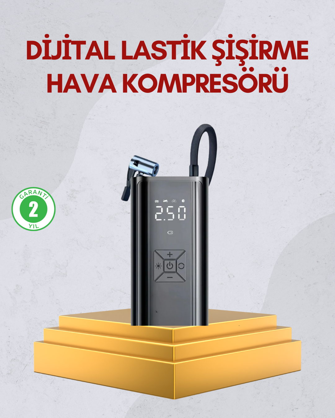 Kablosuz Kullanımlı Dijital Kontrollü Taşınabilir Şişirme Cihazı - Lisinya