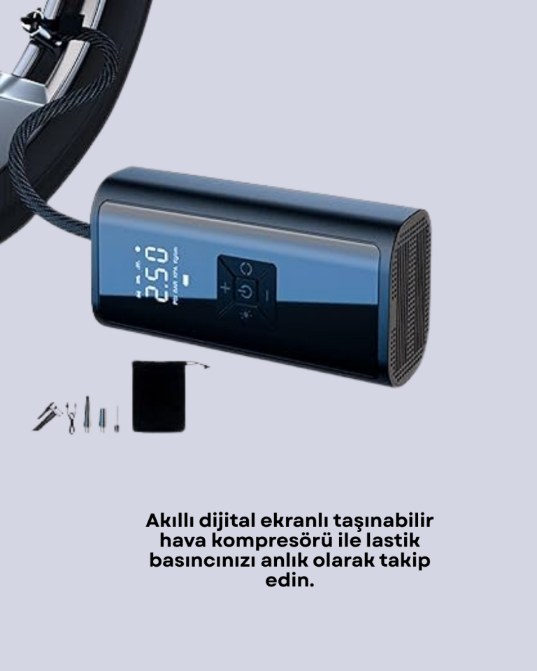 Kablosuz Kullanımlı Dijital Kontrollü Taşınabilir Şişirme Cihazı - Lisinya