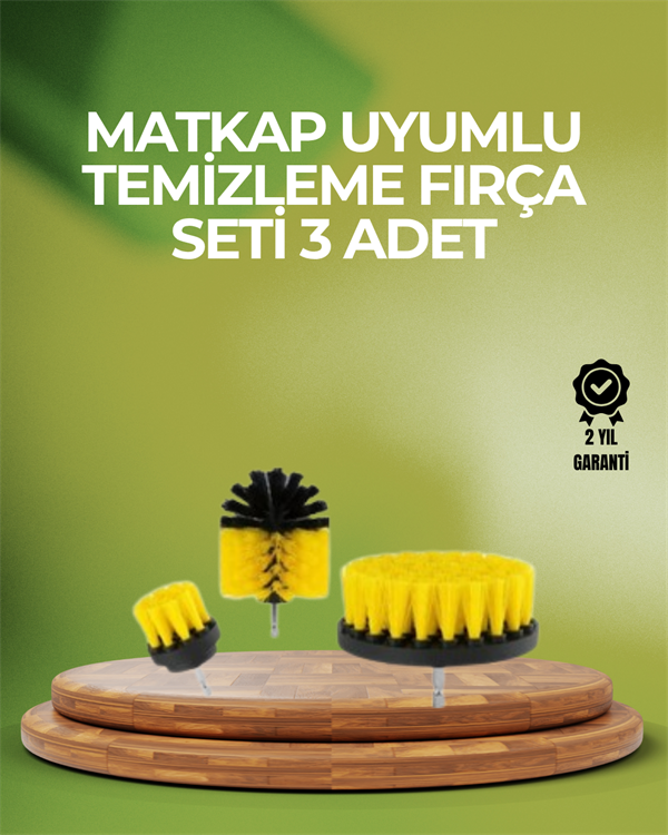 Banyo, Mutfak, Jant ve Fayans Temizliği İçin Uygun Matkap Başlığı - Lisinya