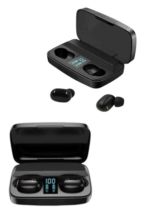 Kablosuz Dijital Göstergeli Çağrı Cevaplayabilen TWS 5.0 Bluetooth Kulaklık - Lisinya