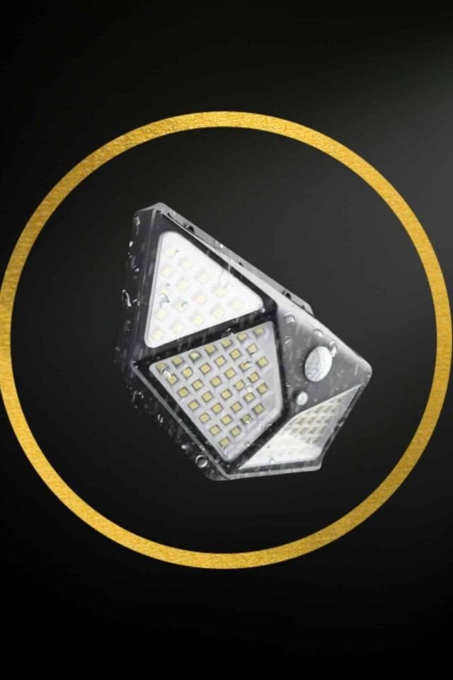 YamanHobi 100 LED Solar Hareket Sensörlü Bahçe Lambası