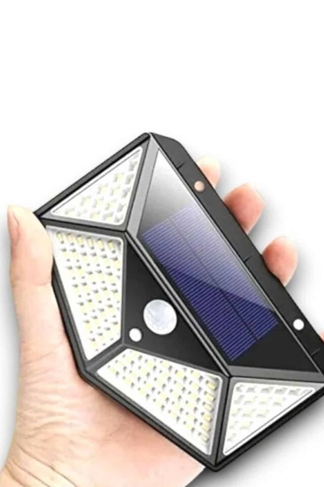 Güneş Enerjili Bahçe Lambası 100 Led Bahçe Lambası Bahçe Aydınlatma - Lisinya