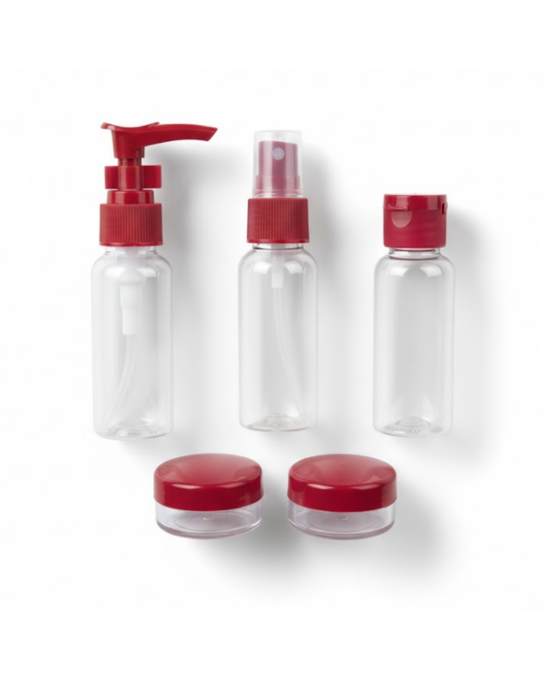 5 Parça Seyahat Dolum Şişesi Seti 30 ml Hafif Tasarım - Lisinya