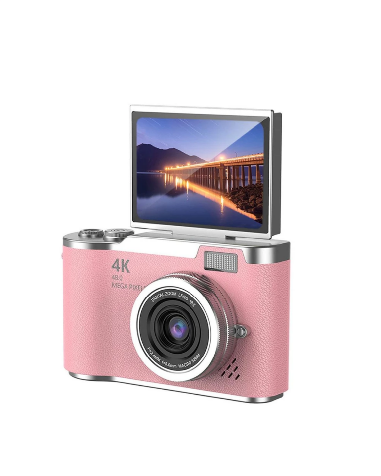 Yeni Nesil Dijital Kamera 48 MP Selfie Vlog Kamera Flip Screen Zoomlu - Lisinya