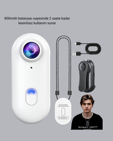 1080P Suya Dayanıklı Aksiyon Spor Kamerası 120° Geniş Açı ve WiFi Destekli - Lisinya