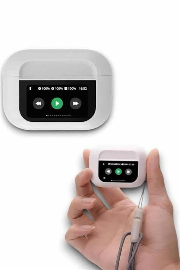 Dokunmatik Ekranlı Bluetooth Kulaklık TWS İOS Android Tüm Telefonlara Uyumlu Kulaklık - Lisinya