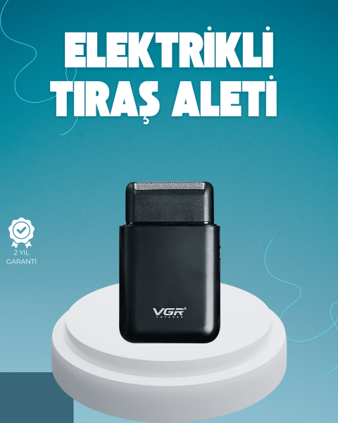 Taşınabilir Mini Elektrikli Tıraş Makinesi | Sessiz ve Güçlü Motor
