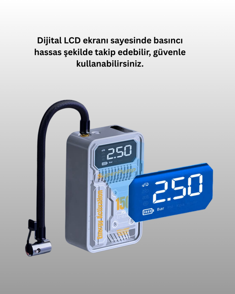MC6619 Araç Lastik Pompası - Lisinya