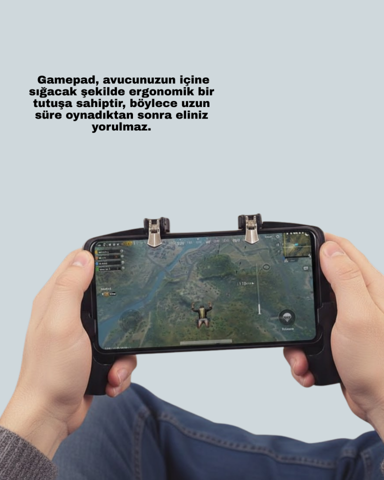 Tetikli Mobil Gamepad Ergonomik Kavramalı Oyun Aparatı - Lisinya