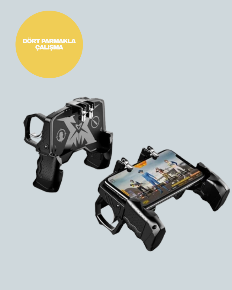 Tetikli Mobil Gamepad Ergonomik Kavramalı Oyun Aparatı - Lisinya