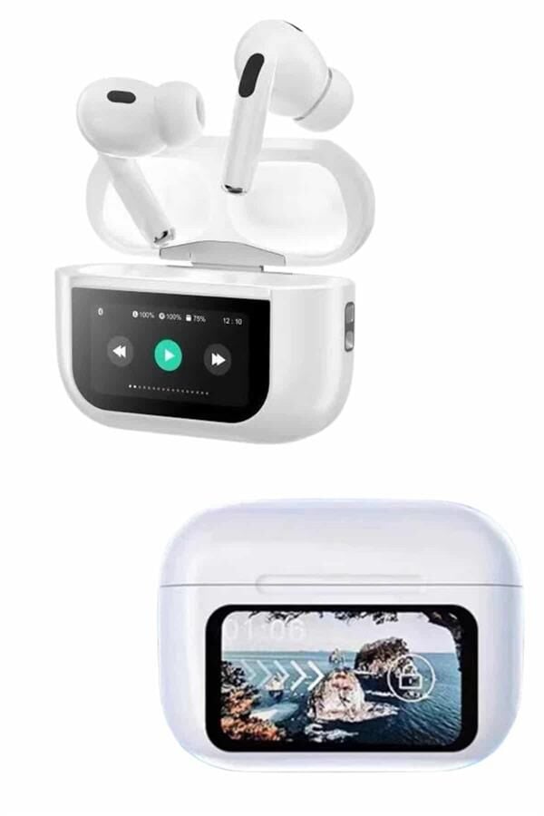 Dokunmatik Ekranlı ANC/ENC Yeni Nesil Pro Bluetooth Kulaklık Dokunmatik Ekran - Lisinya