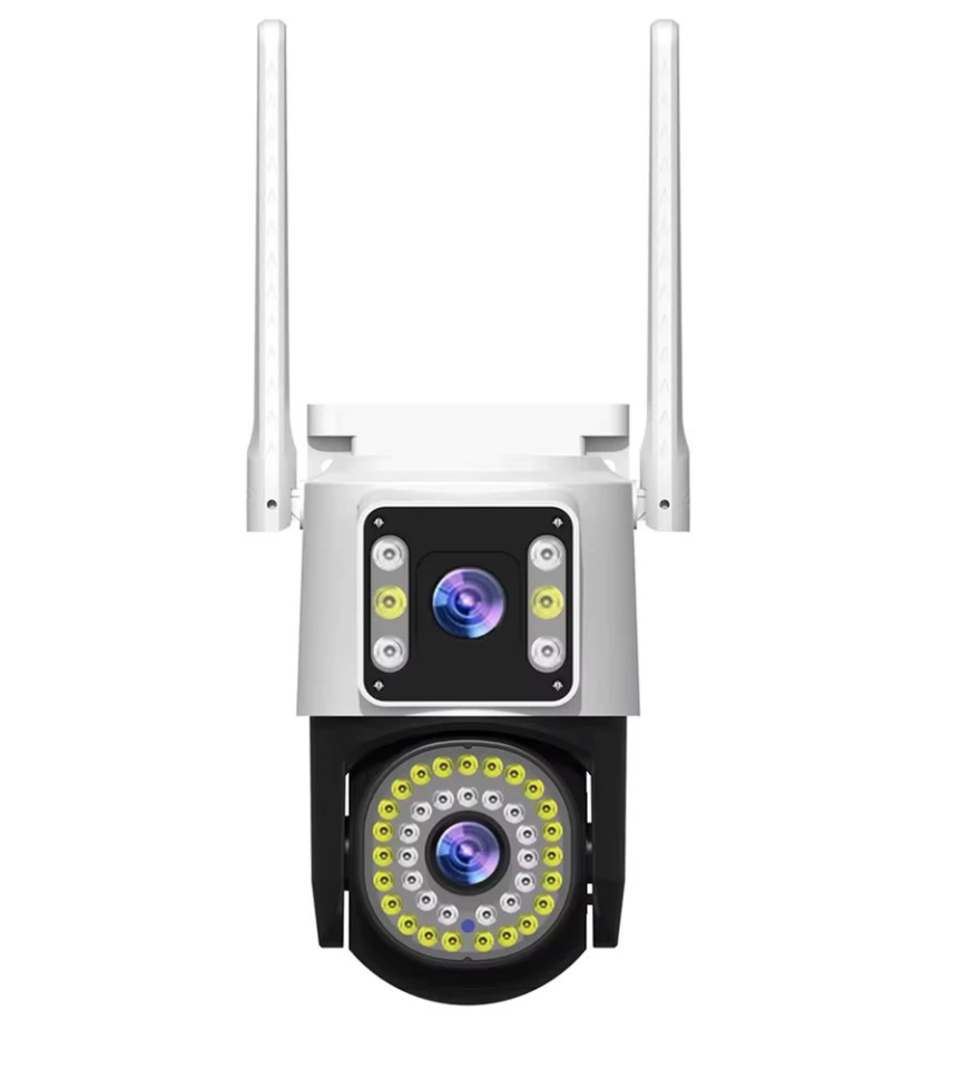 4MP Yoosee Çift Lens IP Kamera - WIFI Açık Otomatik İzleme, Su Geçirmez Kablosuz Güvenlik Ev Kamerası, Renkli Gece Görüş ( Lisinya )