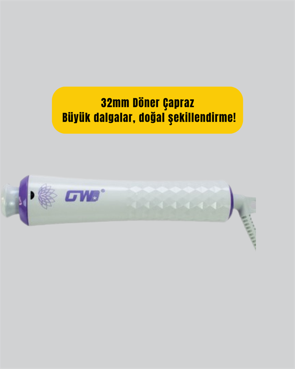 Hızlı Isınan, Kompakt ve Güvenli – Tüm Saç Tiplerine Uygun Kıvırma Cihazı - Lisinya