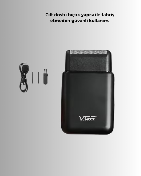 USB Şarjlı Erkek Tıraş Makinesi | Cilt Dostu ve Kompakt Tasarım