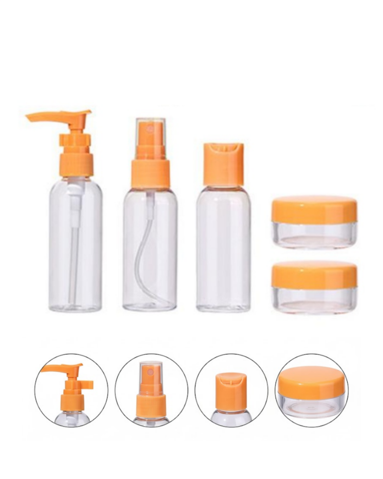 Seyahat Boy 5’li Kozmetik Dolum Seti 30 ml Sızdırmaz Tasarım - Lisinya
