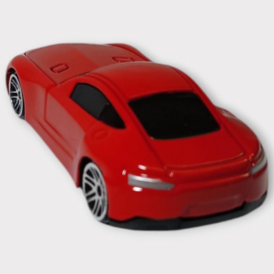 Metal Mini Arabalar  8 cm - Kırmızı - 1 (Lisinya)
