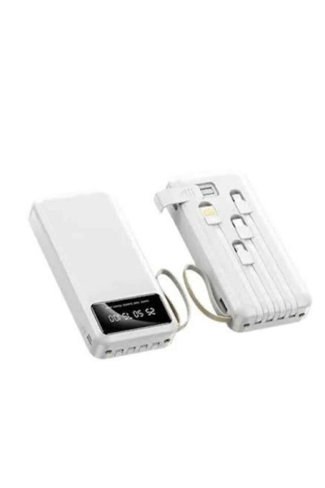 Powerbank Şarj Cihazı 4 Çıkışlı 20.000 MAH Powerbank Kompakt Yüksek Kapasiteli Hızlı Şarj - Lisinya