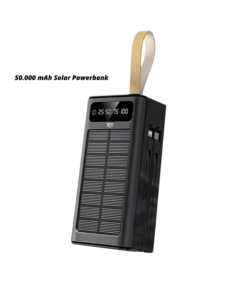 50.000 Powerbank güneş enerjili - Lisinya