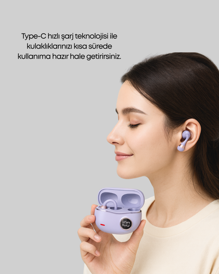 YXG10 Bluetooth Kulaklık – Cilt Dostu, Uzun Pil, Çift Dil Destekli Akıllı Tasarım - Lisinya