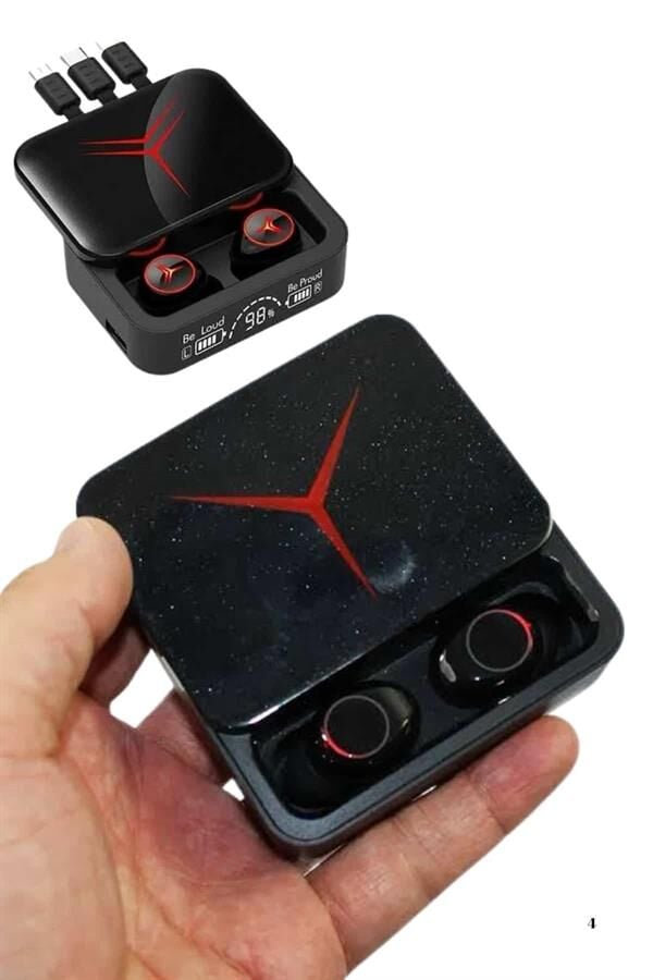 Tws Powerbank Kutulu Dijital Göstergeli Bluetooth Kulaklık Kablosuz Kulakiçi Kulaklık - Lisinya