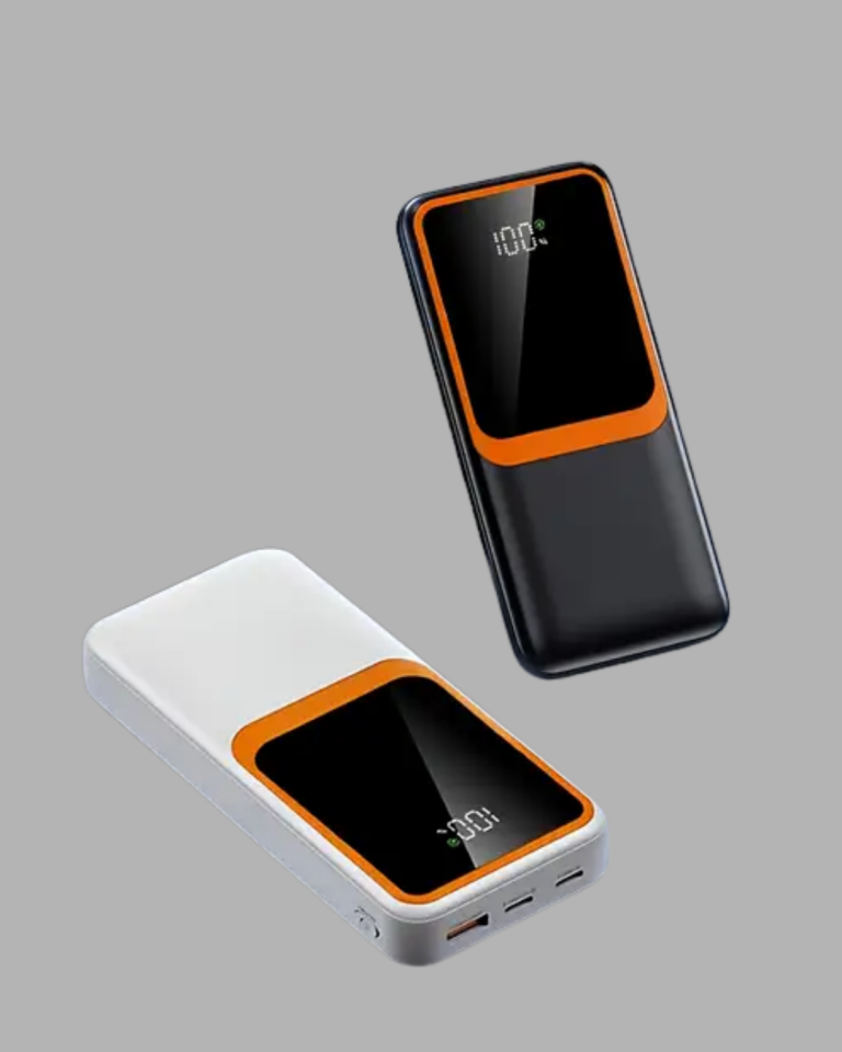 YamanHobi 10000 mAh Powerbank 2 USB Type-C Çıkışlı LED Göstergeli Beyaz