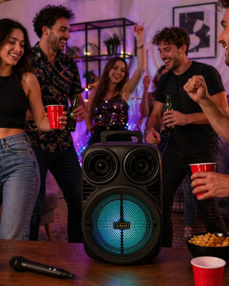 YamanHobi Mikrofonlu Bluetooth Karaoke Hoparlör 6.5 İnç Siyah
