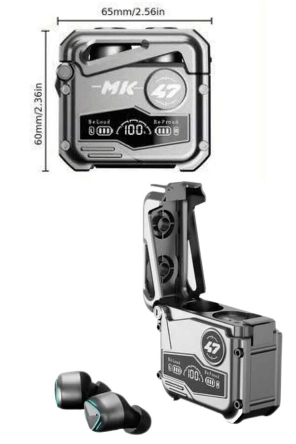 YamanHobi MK47 Bluetooth Oyuncu Kulaklığı Düşük Gecikmeli IPX5 Type-C