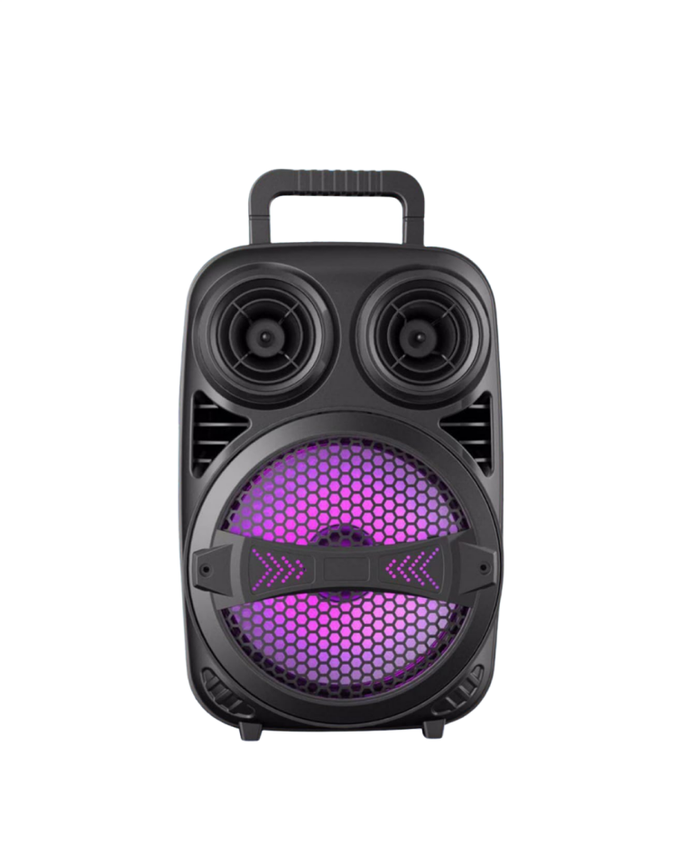 Bluetooth Taşınabilir Karaoke Hoparlör 6.5 İnç Mikrofonlu RGB Işıklı USB TF Kart Destekli - Lisinya