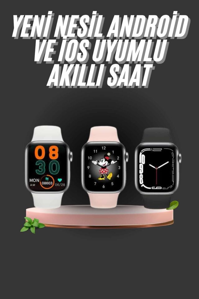 1.83 İnç Akıllı Saat Android ve İOS Uyumlu Çağrı Cevaplayabilen Adımsayar GPS Takibi - Lisinya