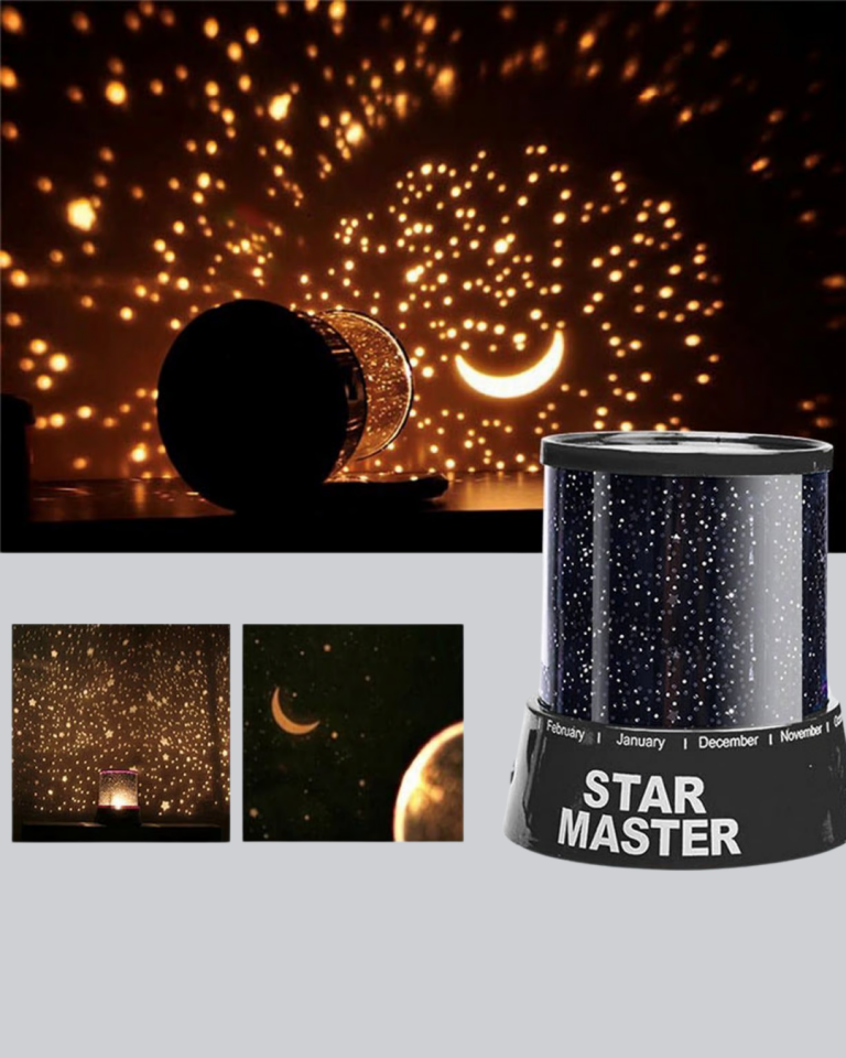 YamanHobi Galaxy Efektli LED Yıldız Projektör Renk Değiştiren Gece Lambası