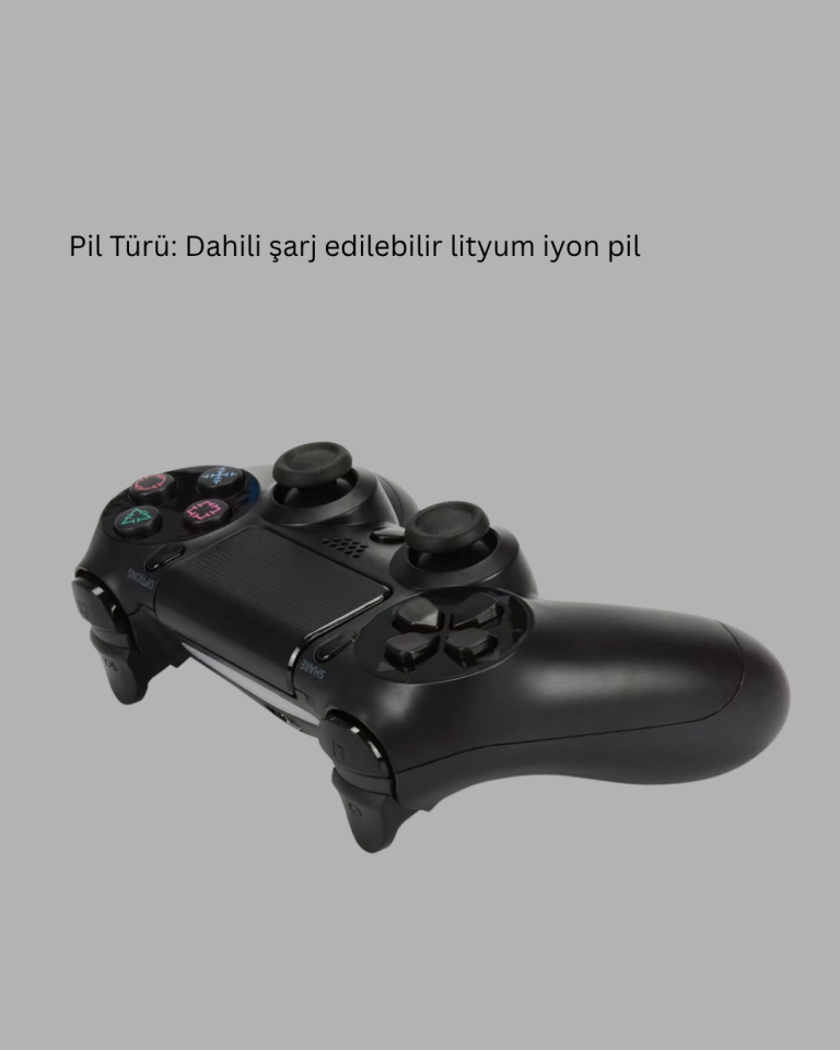 Kablosuz Titreşimli Oyun Kolu – Yüksek Hassasiyetli Analog Kontrol ve Ergonomik Tutma - Lisinya