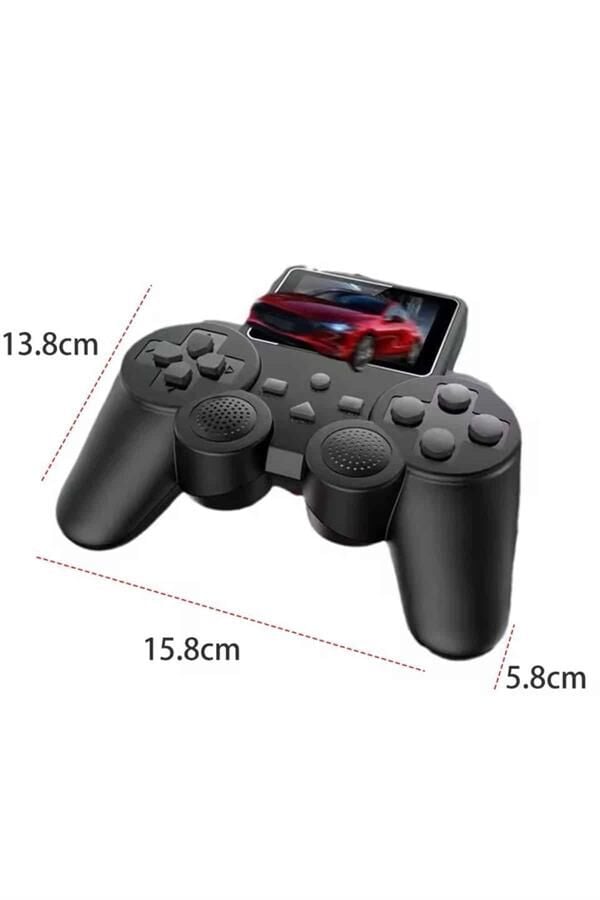 2.4 İnç Ekran 520 Oyunlu Retro Temalı Kablosuz Oyun Kolu El Atarisi - Lisinya