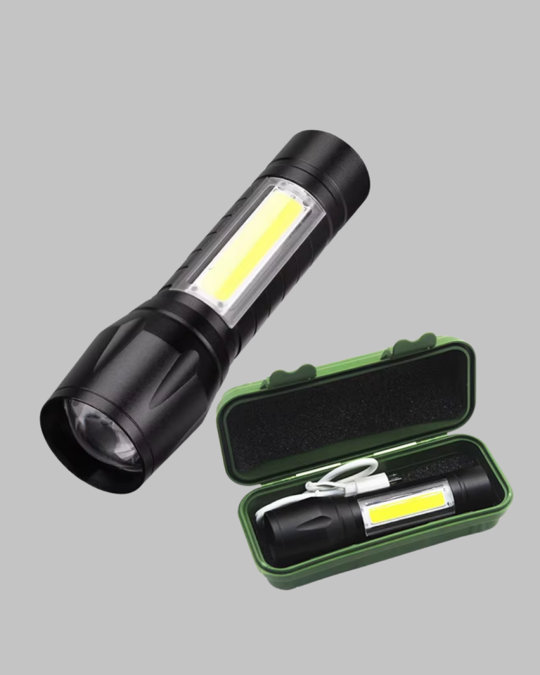 Profesyonel 4 Modlu Şarjlı El Feneri | 1300 mAh Batarya | Cree LED Teknolojisi - Lisinya