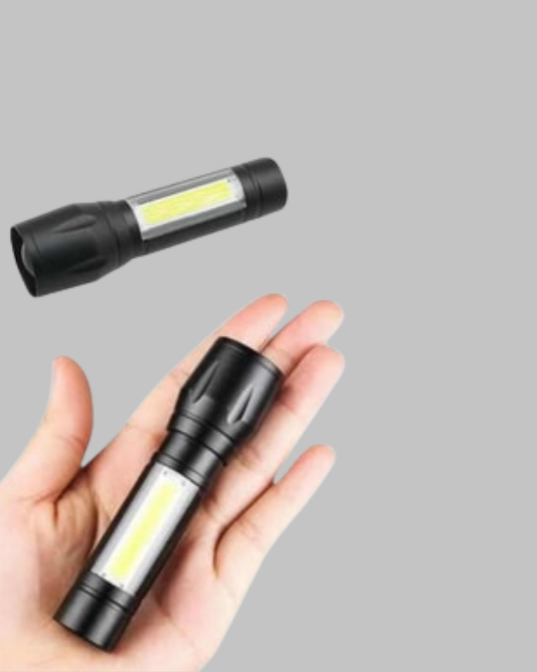 4 Mod Şarjlı Işıldak | Ultra Güçlü Cree LED | Su Geçirmez Alüminyum Gövde - Lisinya