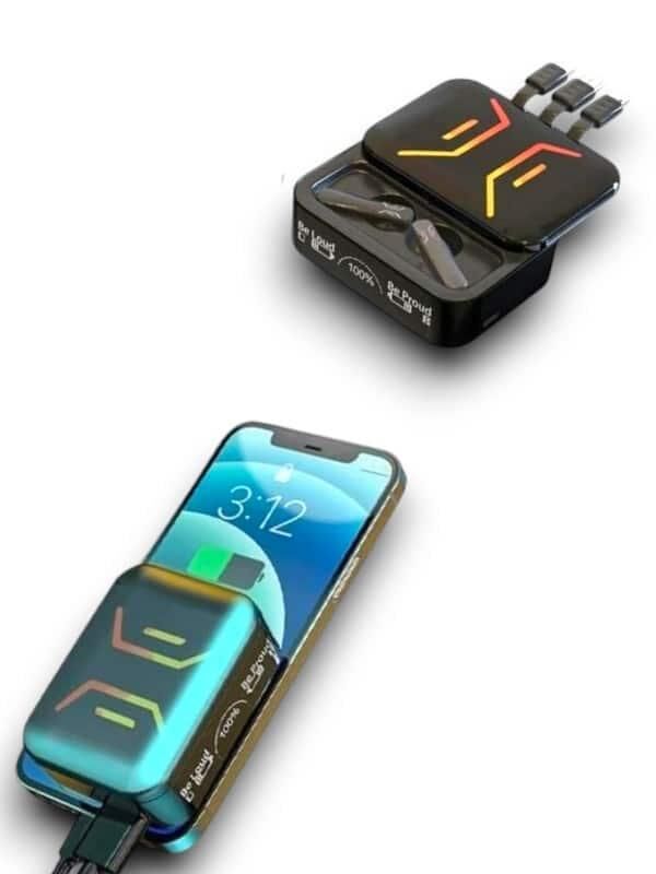 YamanHobi M80 Bluetooth Kulaklık LCD Göstergeli 2000mAh Şarj Kutulu