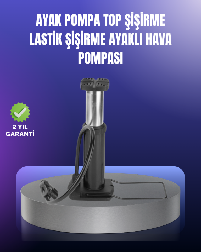 Ayak Pompası Otomobil Motosiklet Bisiklet Lastik Şişirme - Lisinya