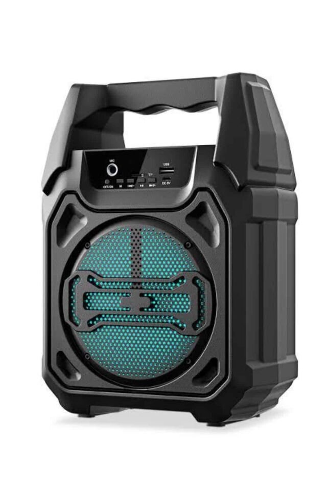 YamanHobi Taşınabilir Bluetooth Hoparlör USB TF Kart FM Radyo Destekli Siyah