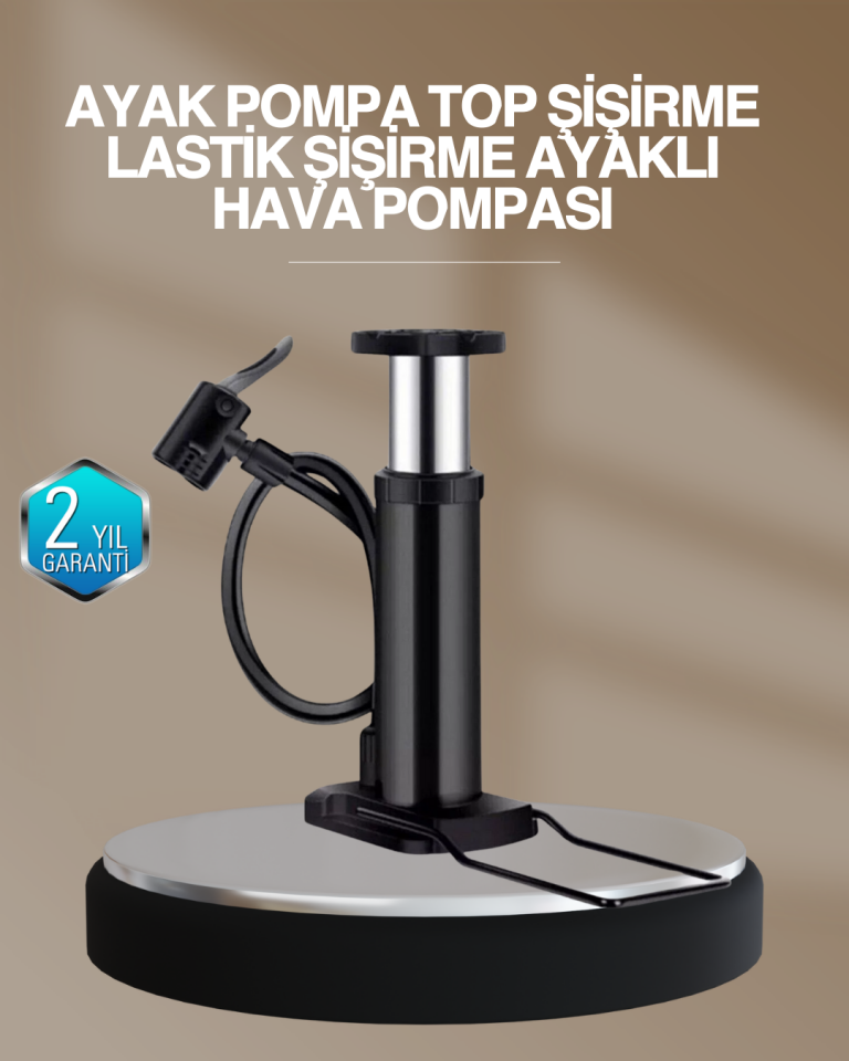 Extra Güçlü Ayak Pompası Otomobil Motosiklet Bisiklet Uyumlu - Lisinya